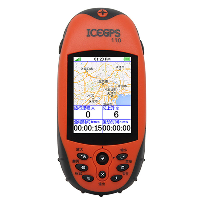 冰河icegps 手持GPS110专业GNSS三系统终端北斗户外GPS导航测亩仪